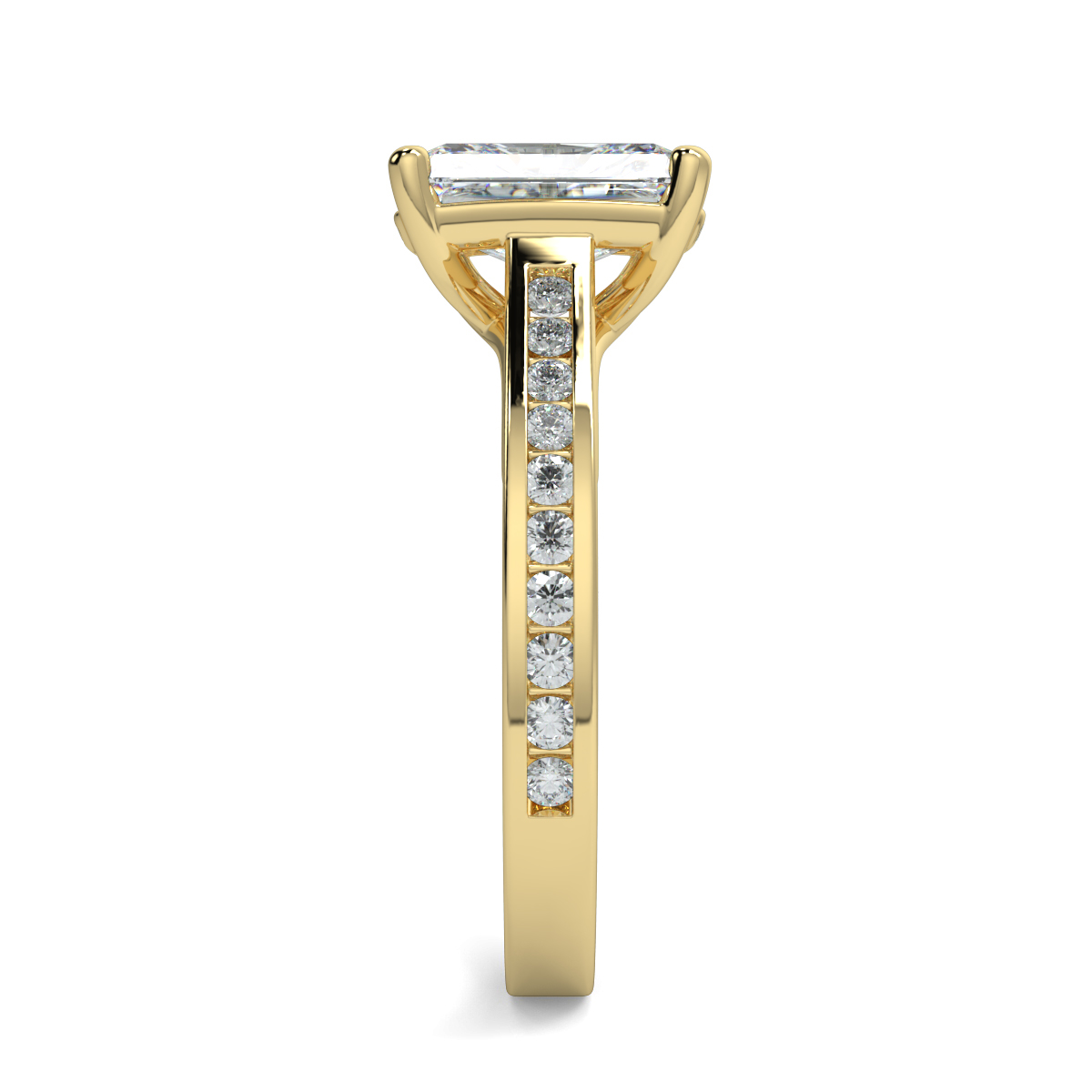 Asteria Radiant Moissanite