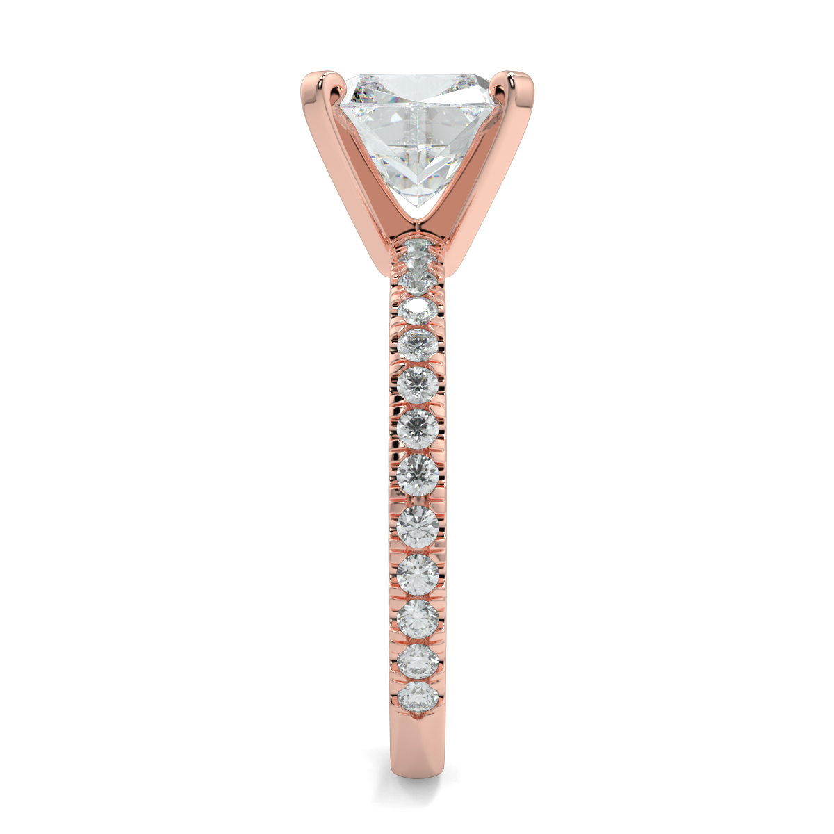 Chandra Cushion Moissanite