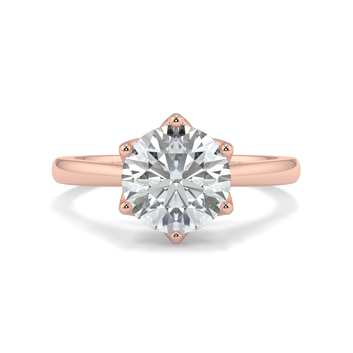 Chara Round Moissanite