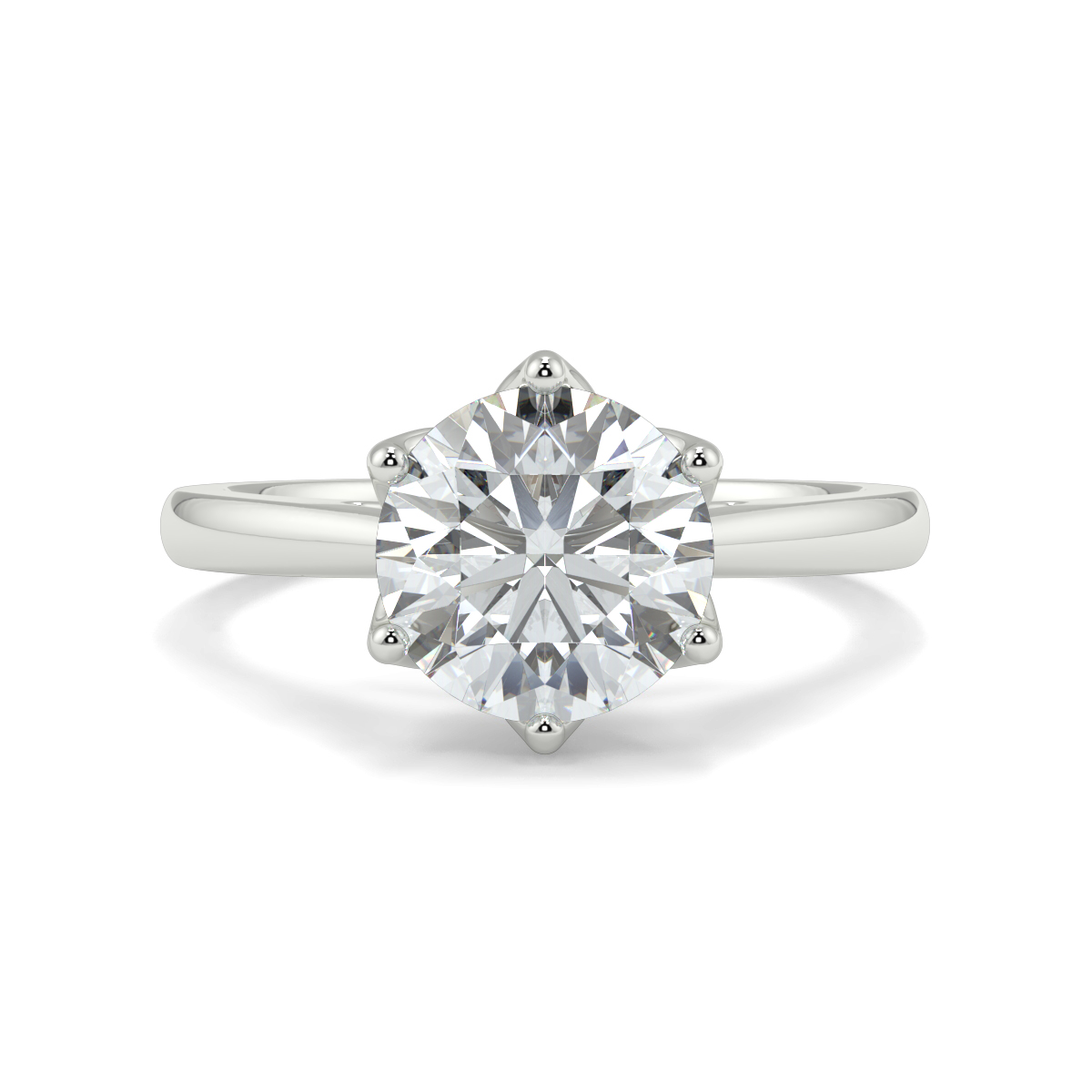 Chara Round Moissanite