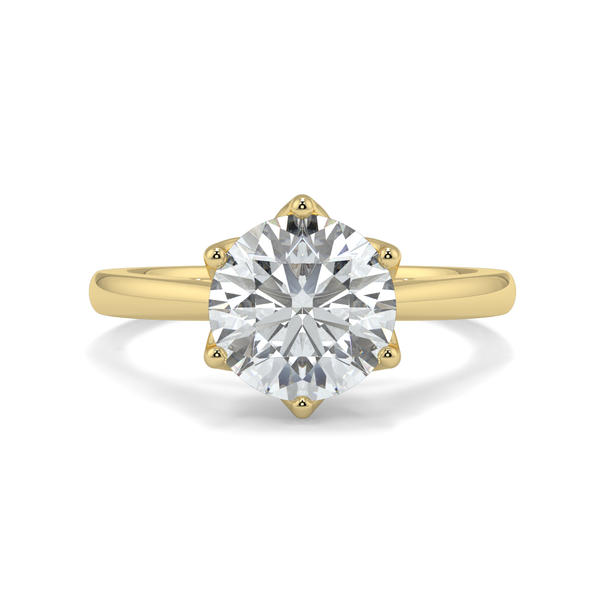 Chara Round Moissanite