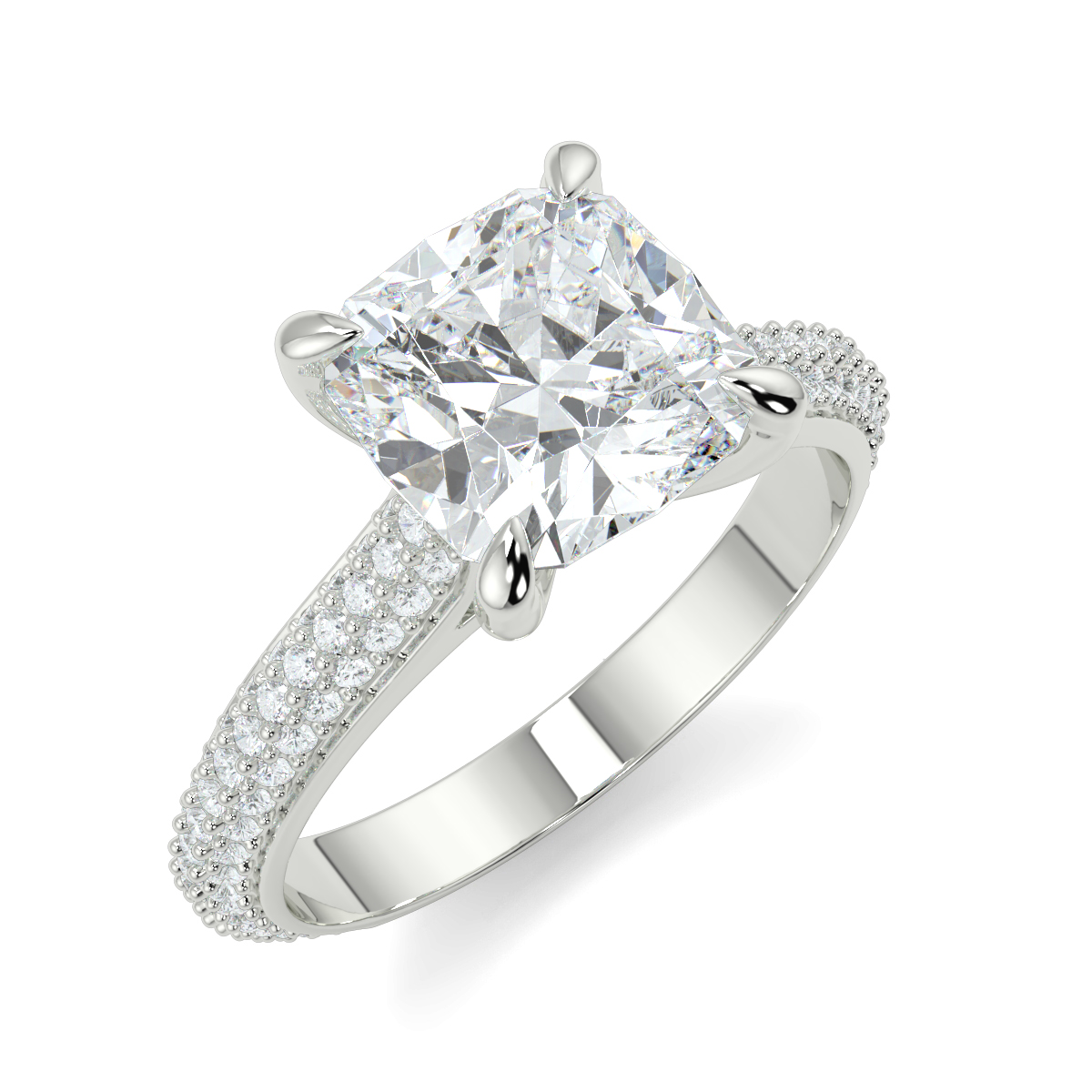 Cynthia Cushion Moissanite