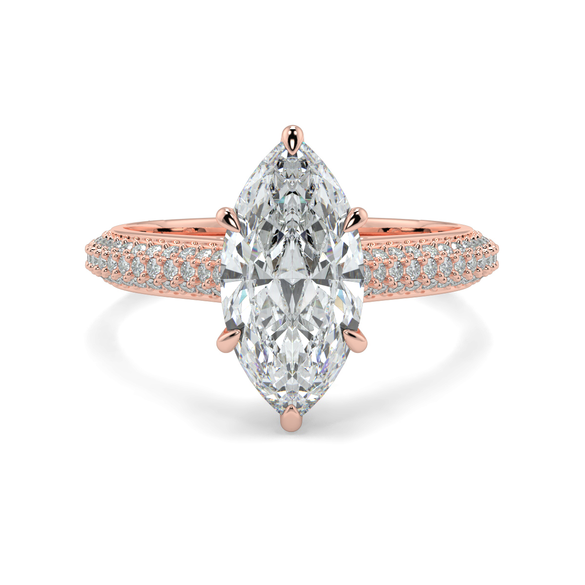 Cynthia Marquise Moissanite