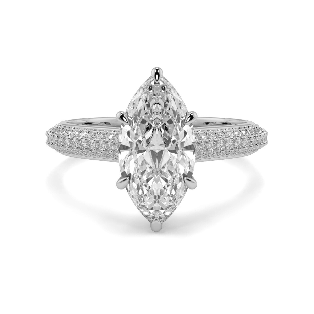 Cynthia Marquise Moissanite