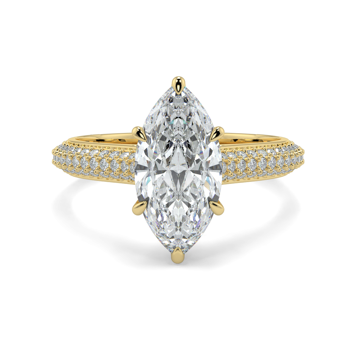 Cynthia Marquise Moissanite