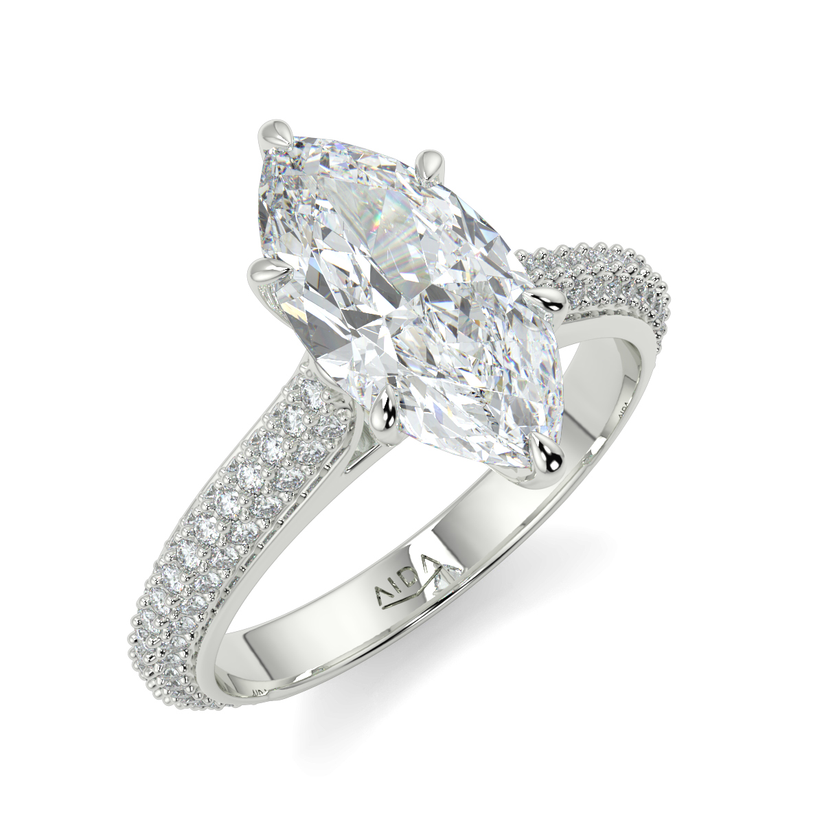 Cynthia Marquise Moissanite