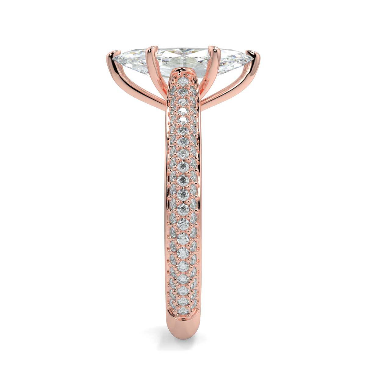 Cynthia Marquise Moissanite