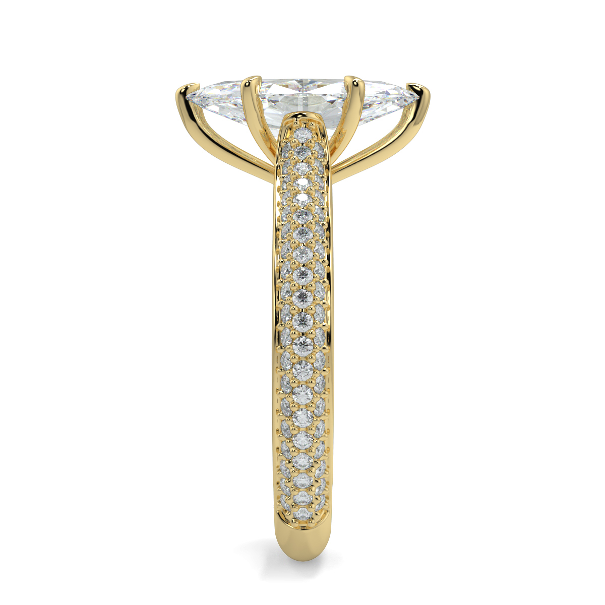 Cynthia Marquise Moissanite