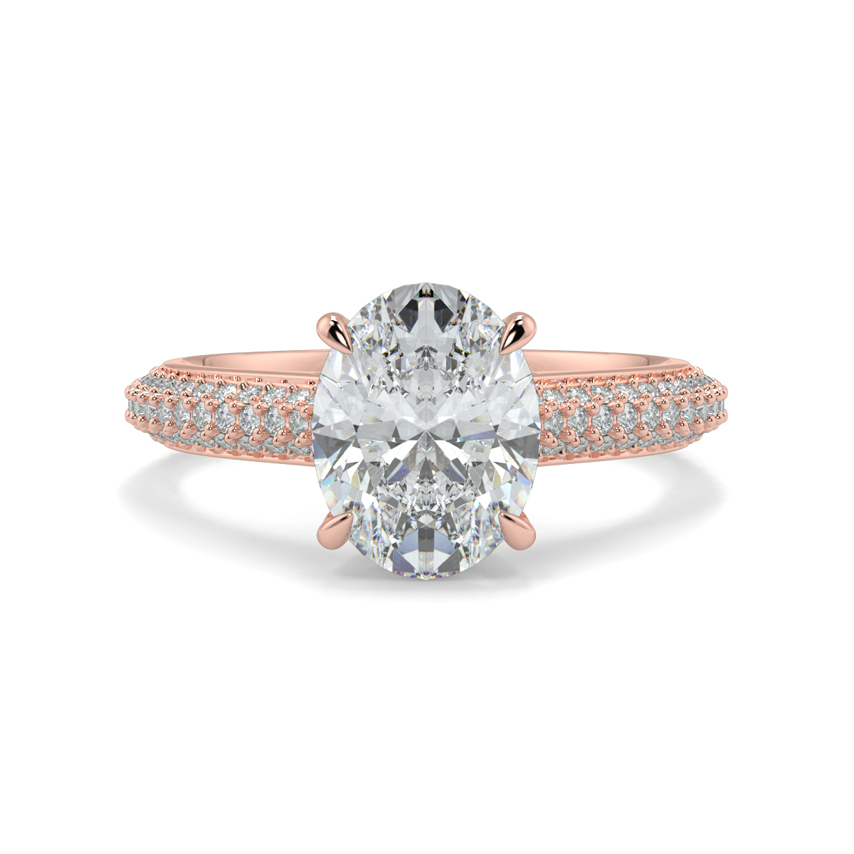 Cynthia Oval Moissanite