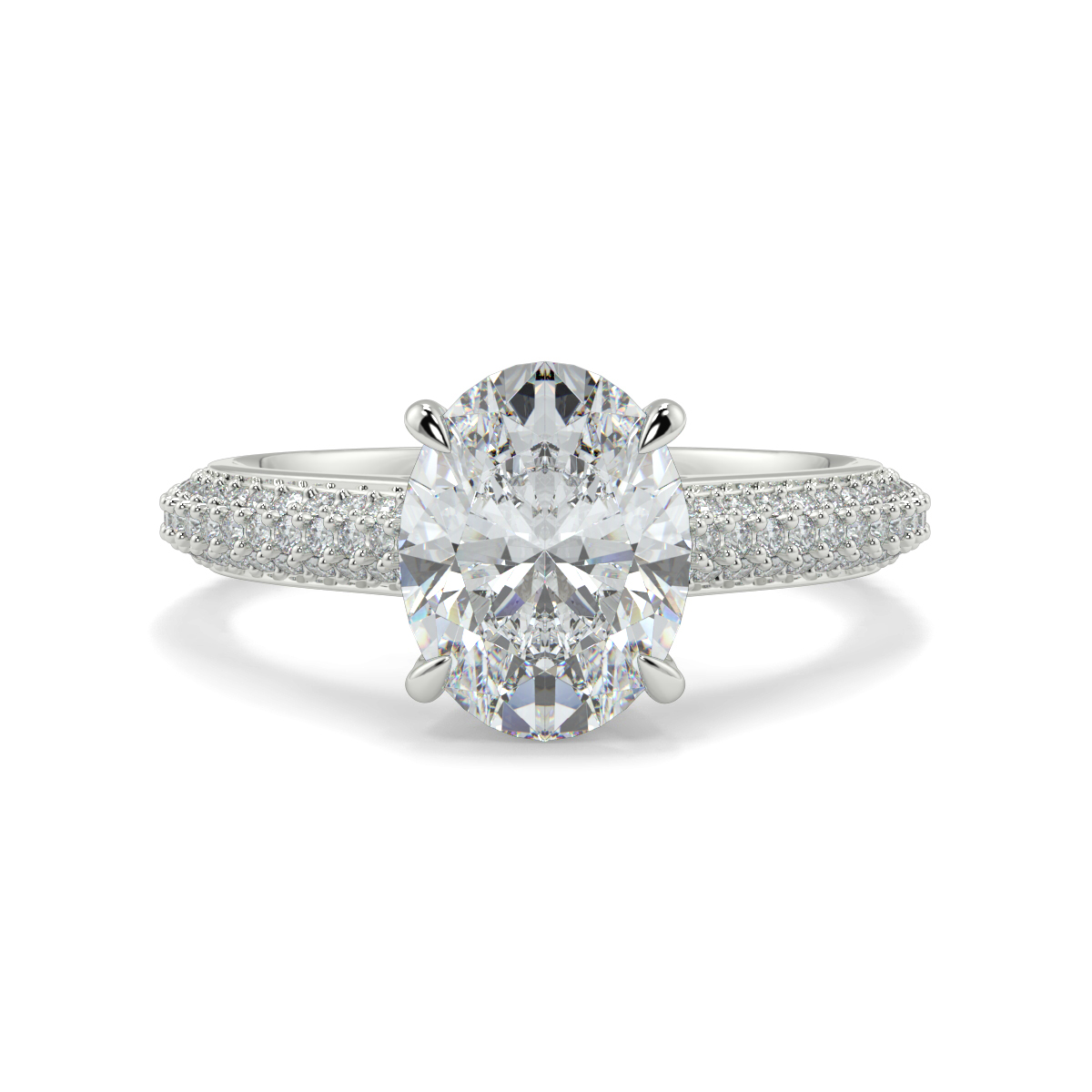 Cynthia Oval Moissanite