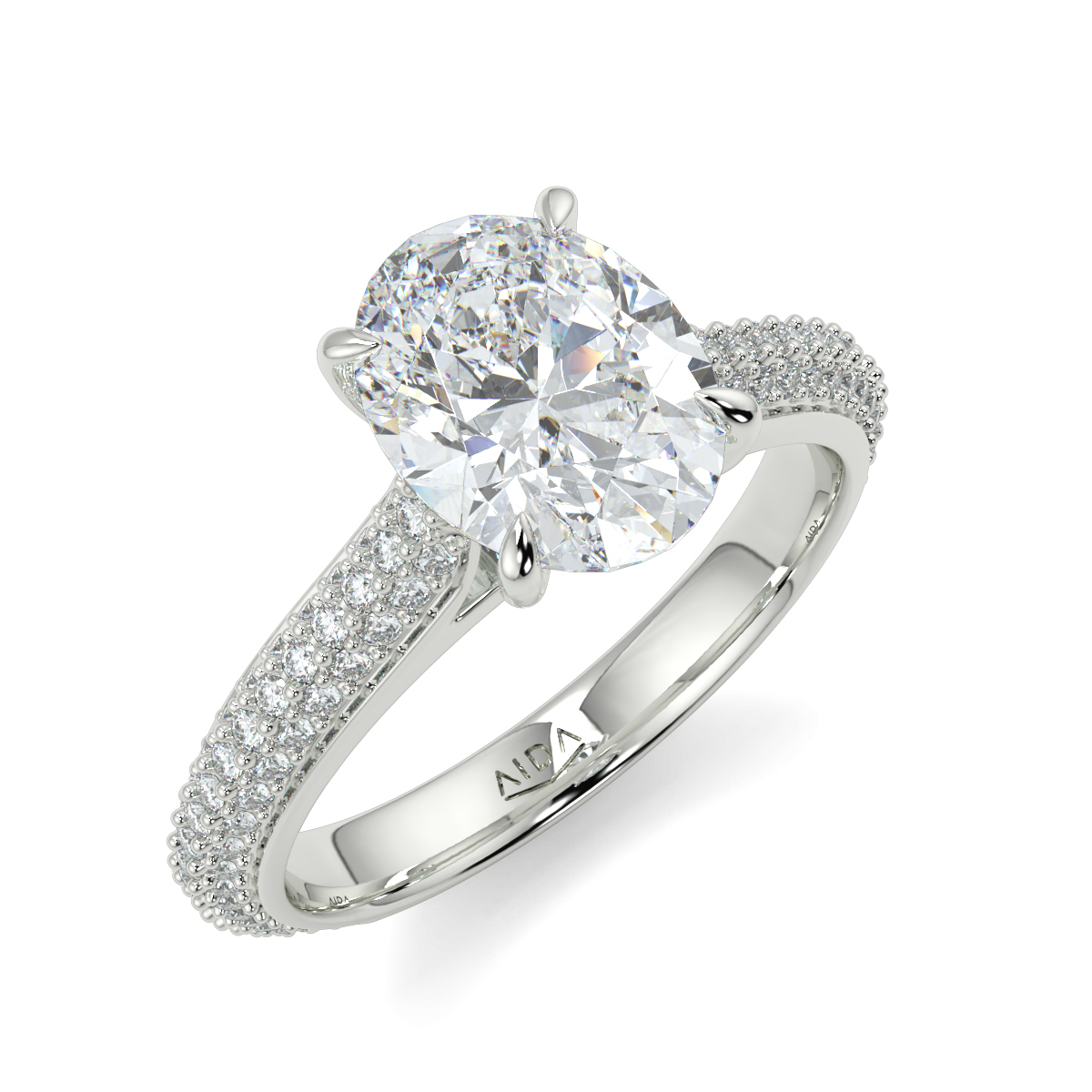 Cynthia Oval Moissanite