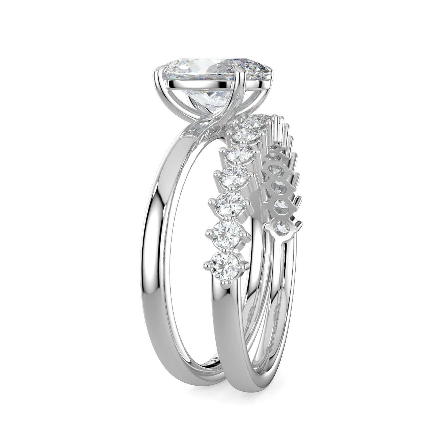 Frida Oval Moissanite