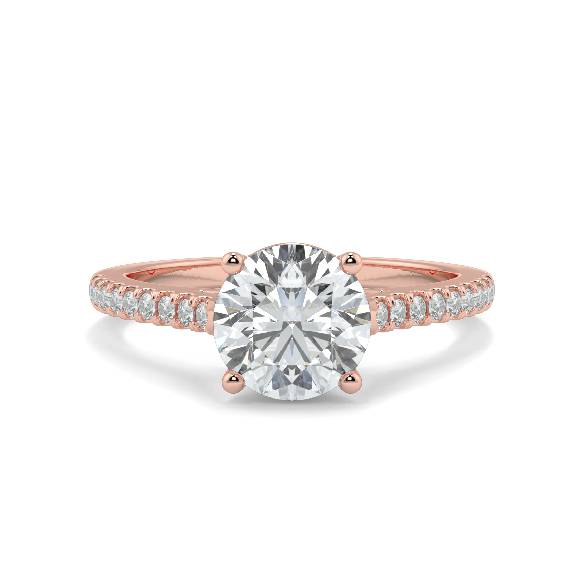Iris Round Moissanite