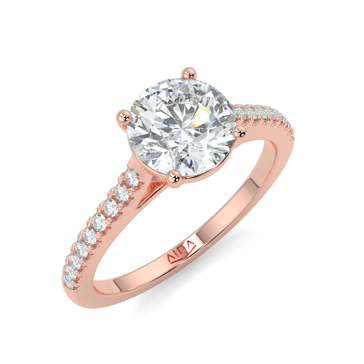 Iris Round Moissanite