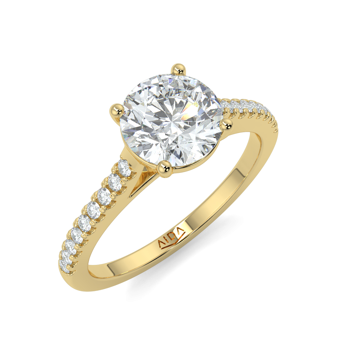 Iris Round Moissanite