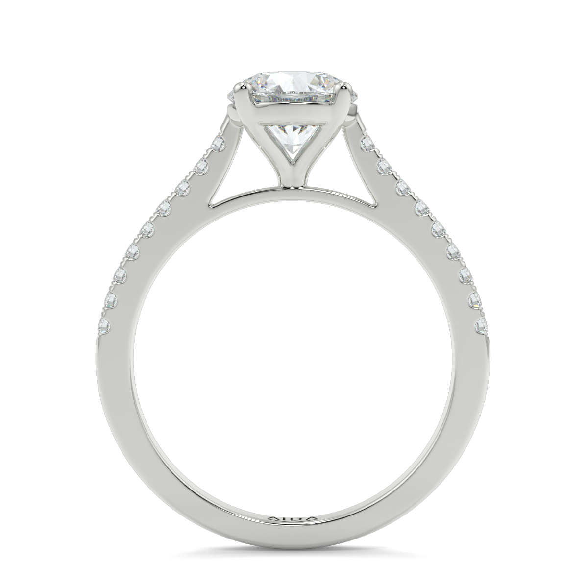 Iris Round Moissanite