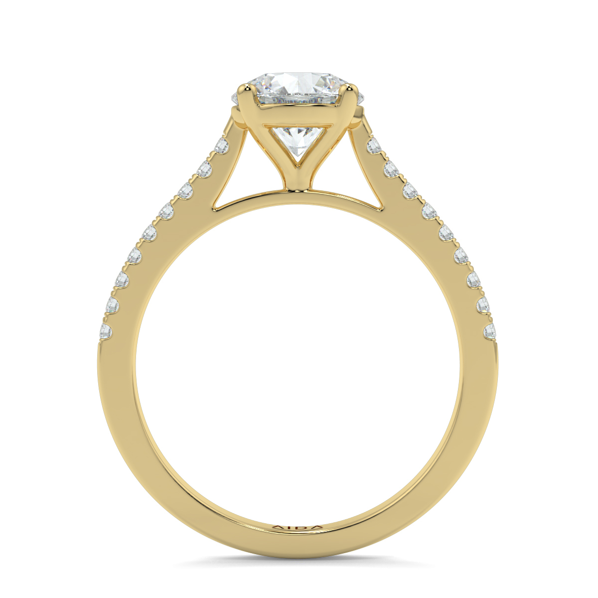Iris Round Moissanite