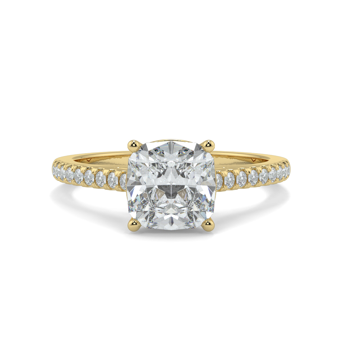 Iris Cushion Moissanite