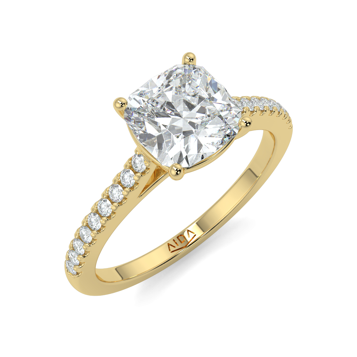 Iris Cushion Moissanite