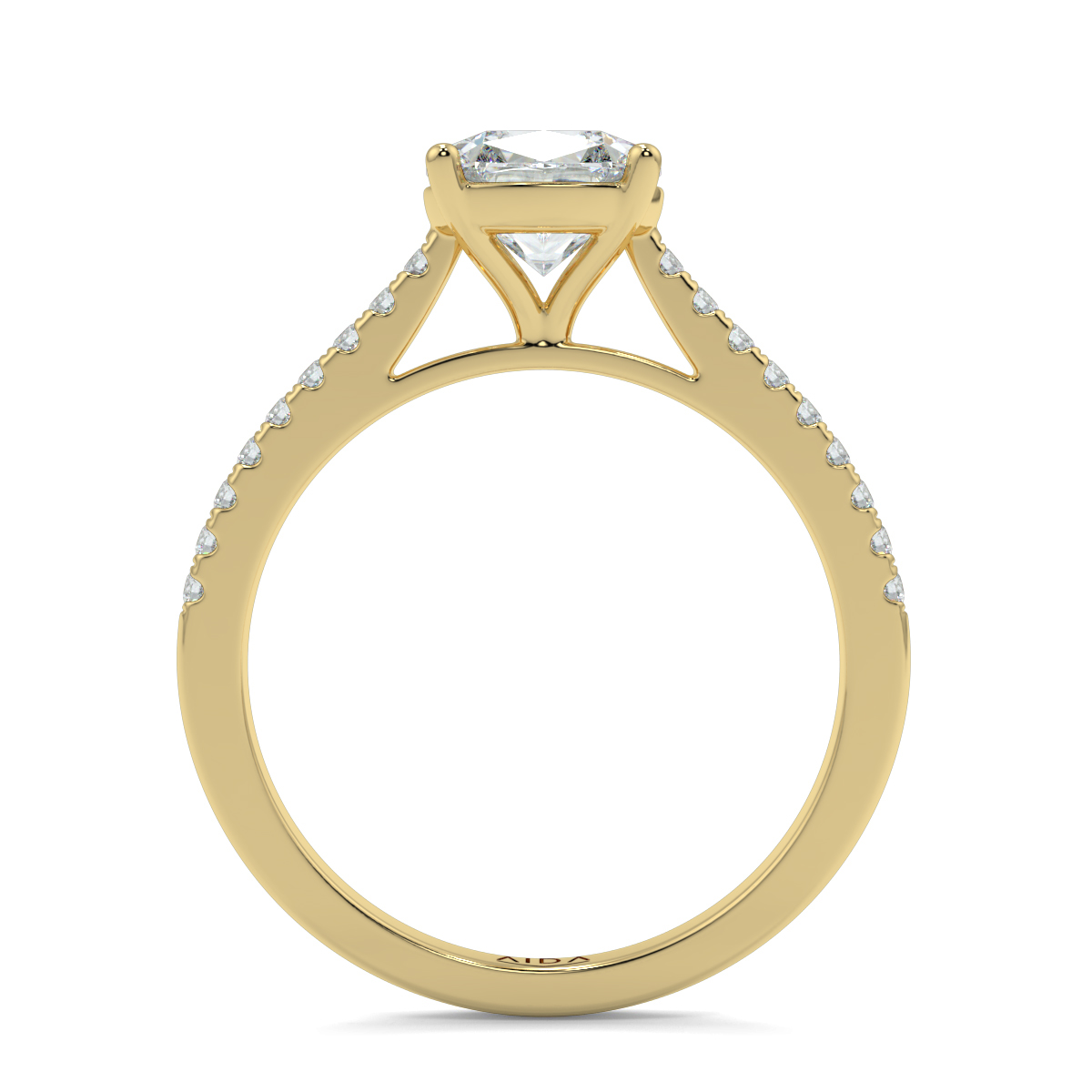 Iris Cushion Moissanite