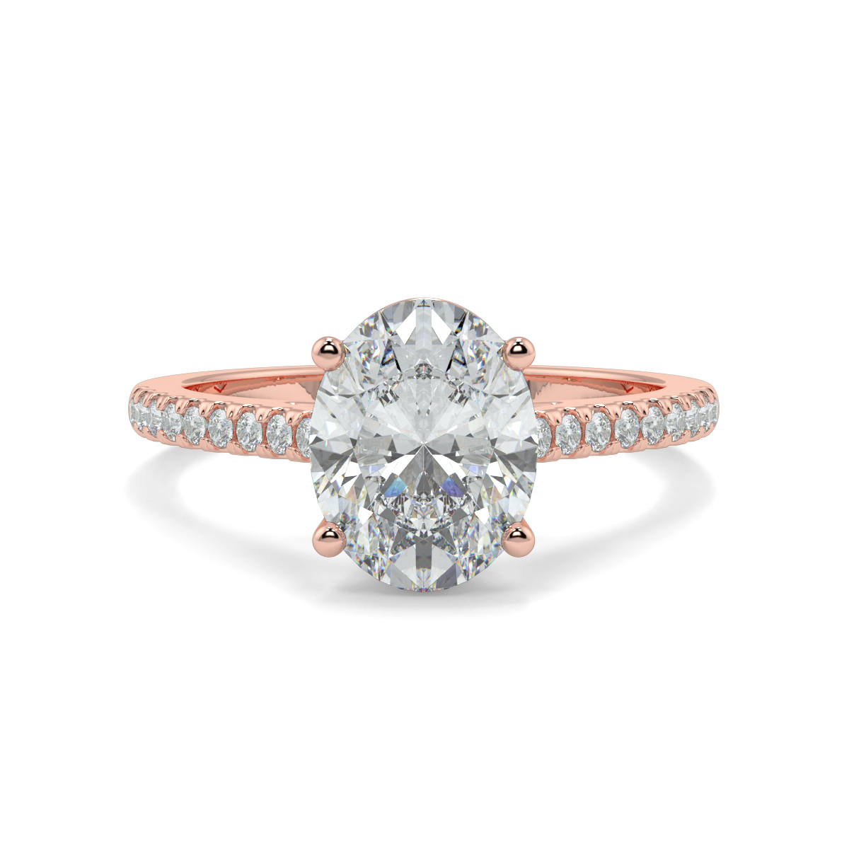 Iris Oval Moissanite