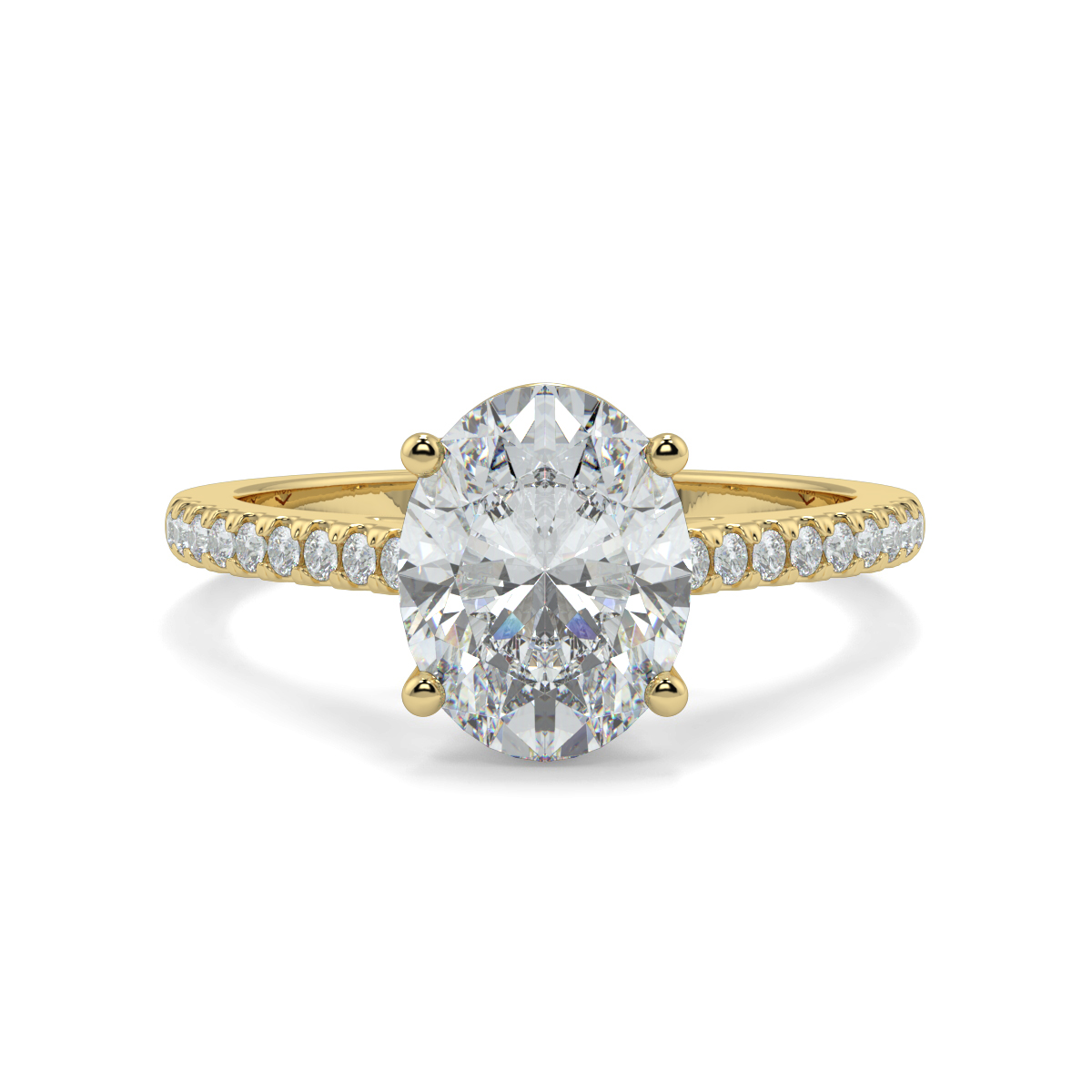 Iris Oval Moissanite