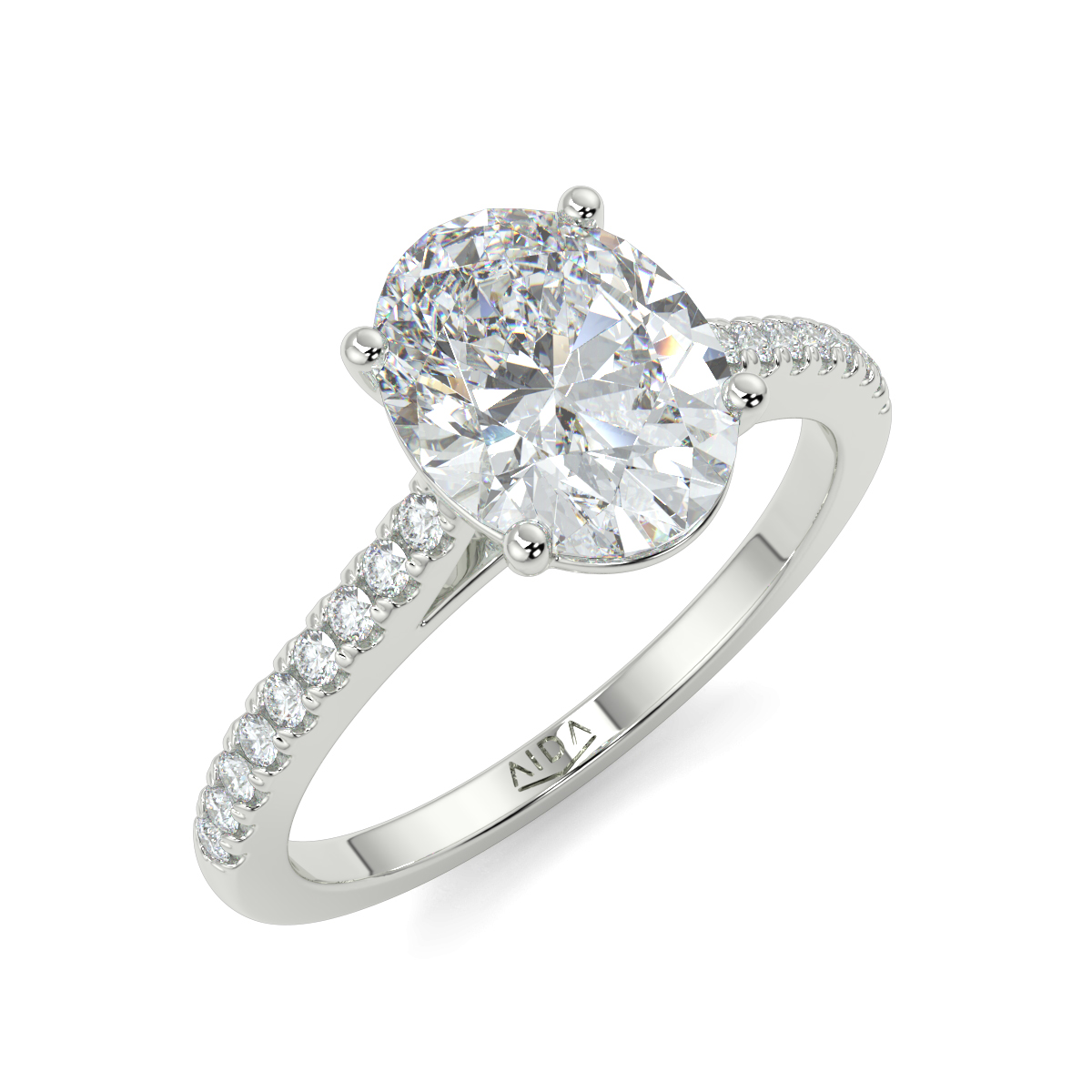 Iris Oval Moissanite