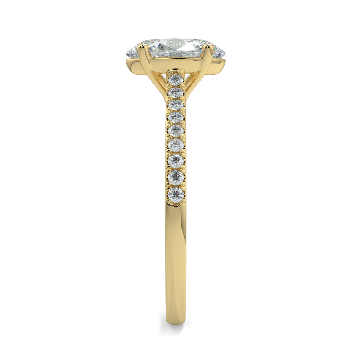 Iris Oval Moissanite