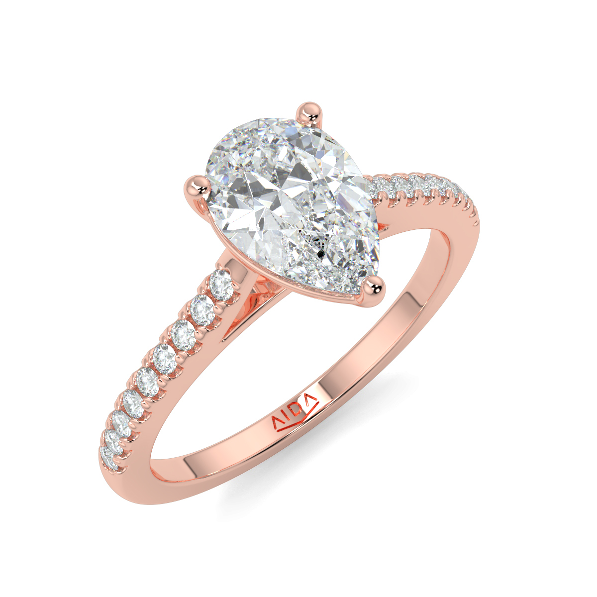 Iris Pear Moissanite