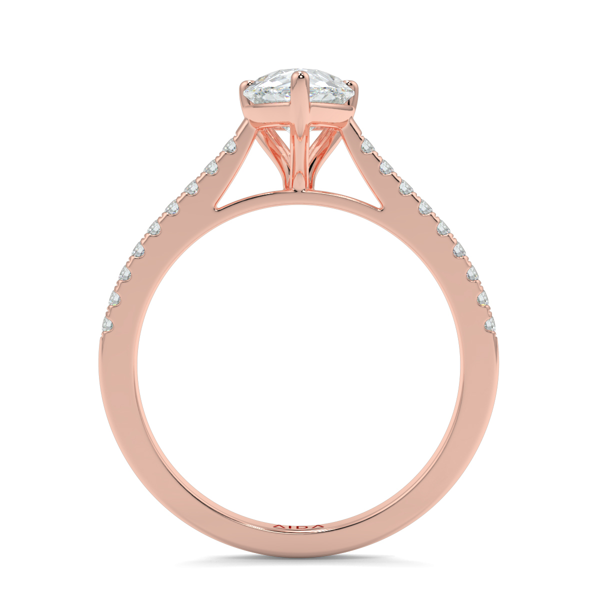 Iris Pear Moissanite