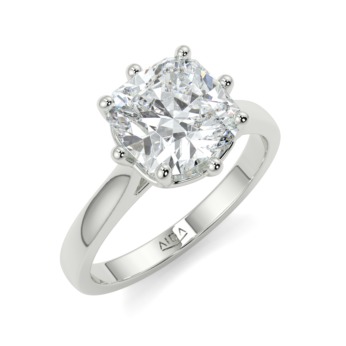 Tania Cushion Moissanite